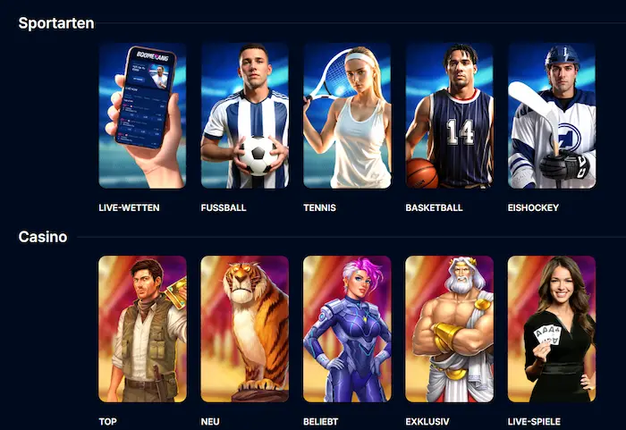 BoomerangBet Casino spellen